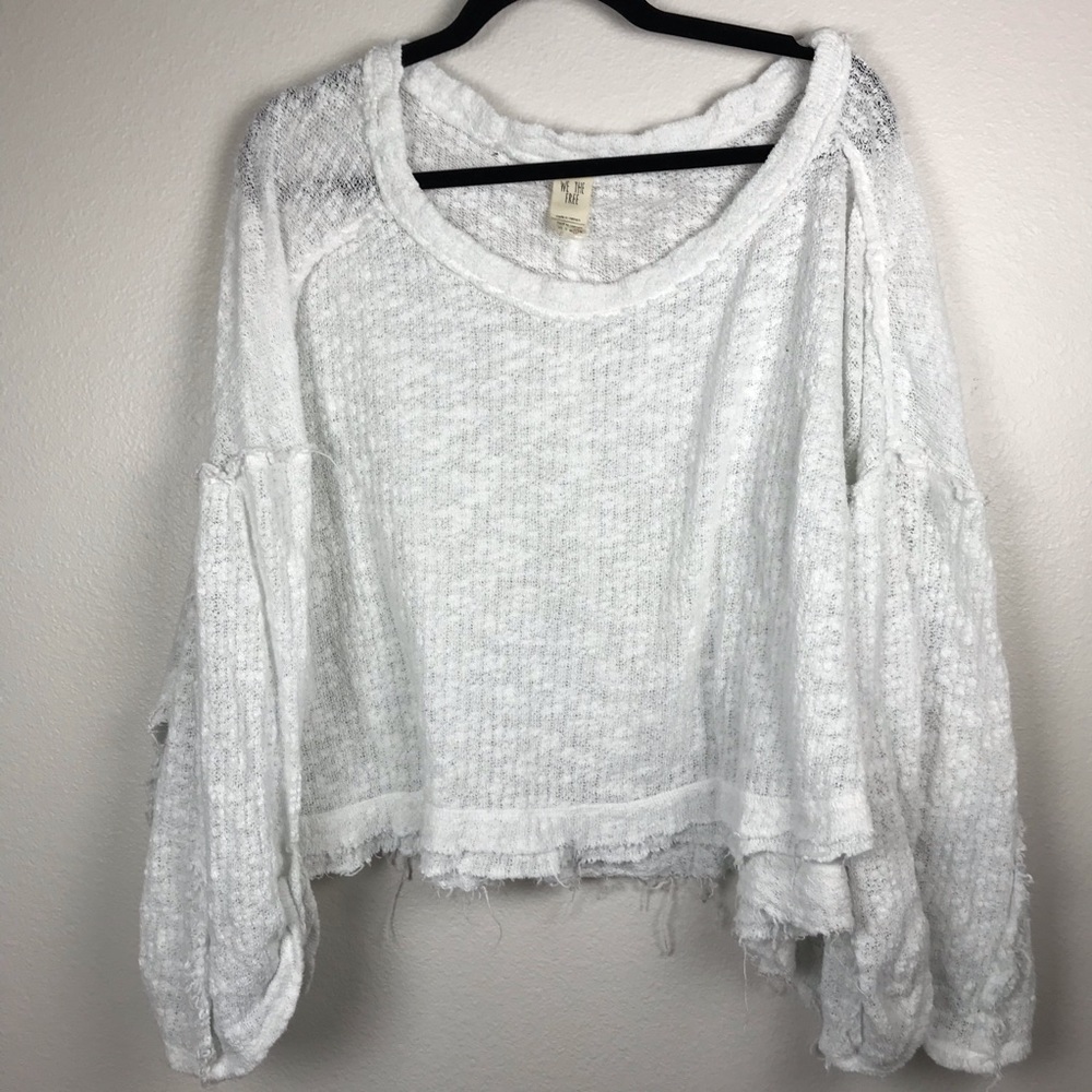 We The Free Oversized Boxy Long Sleeve Top